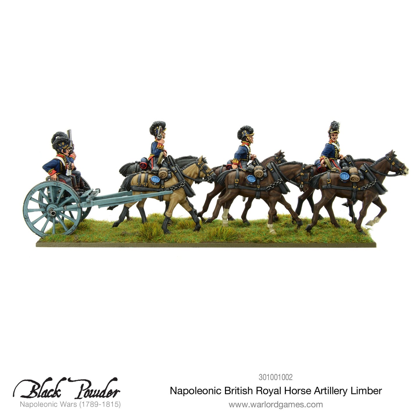 Black Powder: British - Royal Horse Artillery 6-pdr and Limber Team