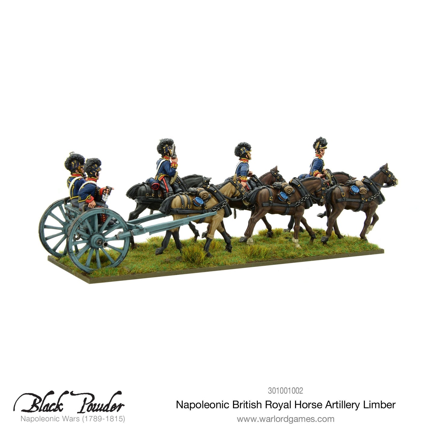 Black Powder: British - Royal Horse Artillery 6-pdr and Limber Team