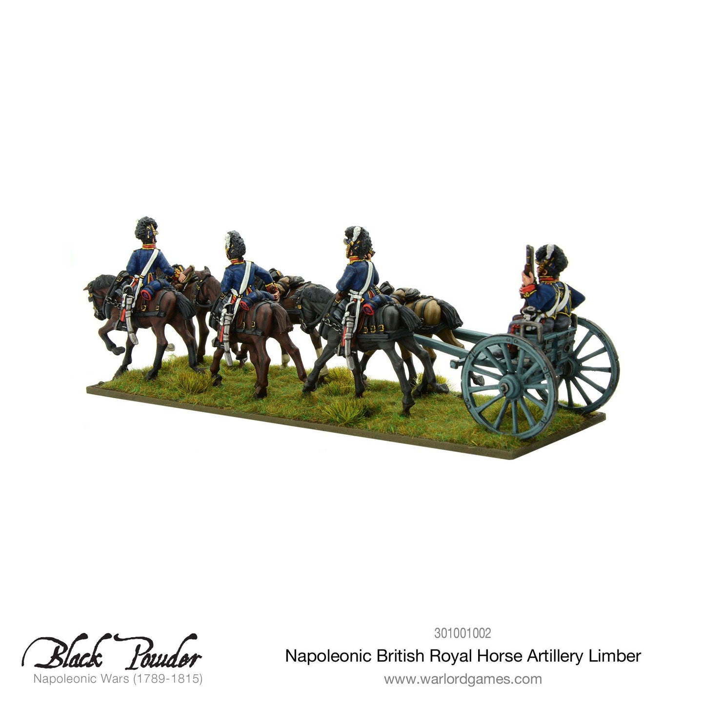 Black Powder: British - Royal Horse Artillery 6-pdr and Limber Team