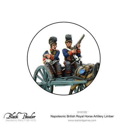 Black Powder: British - Royal Horse Artillery 6-pdr and Limber Team