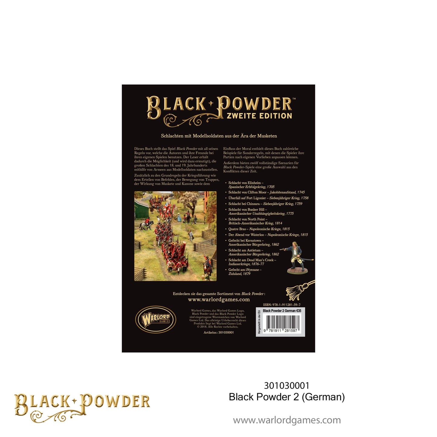 Black Powder: II Rulebook (German - Softback)