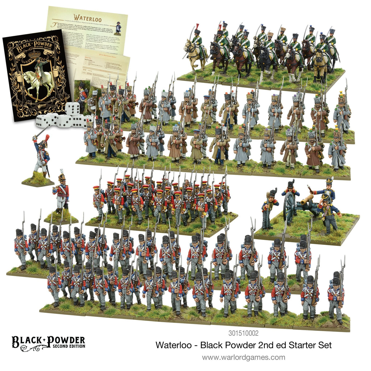 Black Powder: British - Waterloo - Black Powder 2nd edition Starter Set (German Edition)