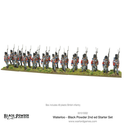 Black Powder: British - Waterloo - Black Powder 2nd edition Starter Set (German Edition)