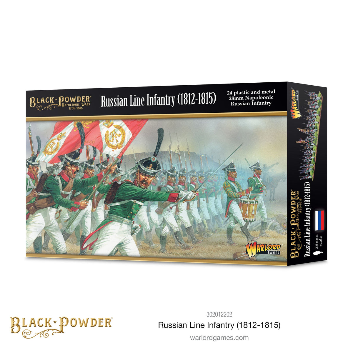 Black Powder: Napoleonic Wars: Russian Line Infantry (1812-1815) plastic boxed set