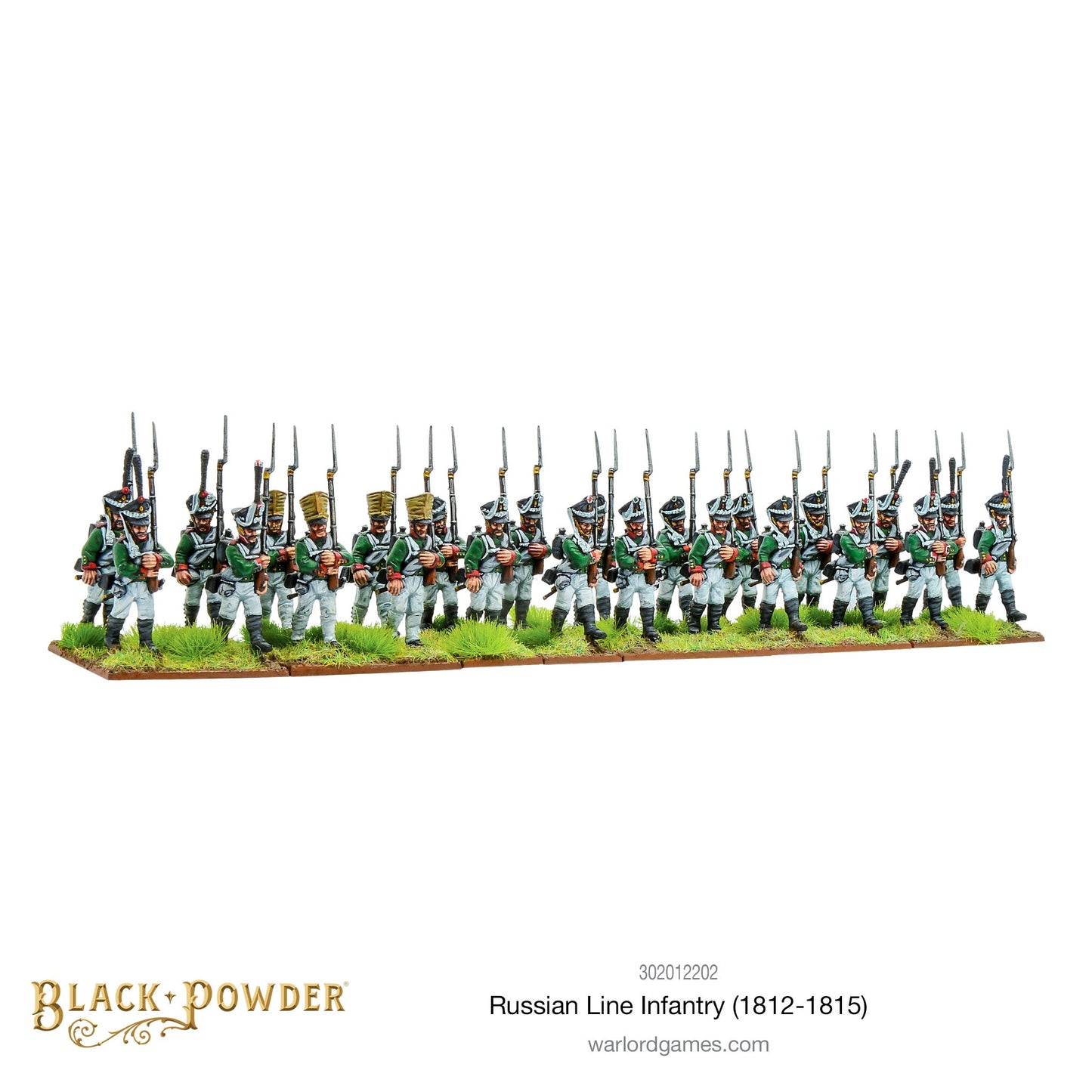 Black Powder: Napoleonic Wars: Russian Line Infantry (1812-1815) plastic boxed set
