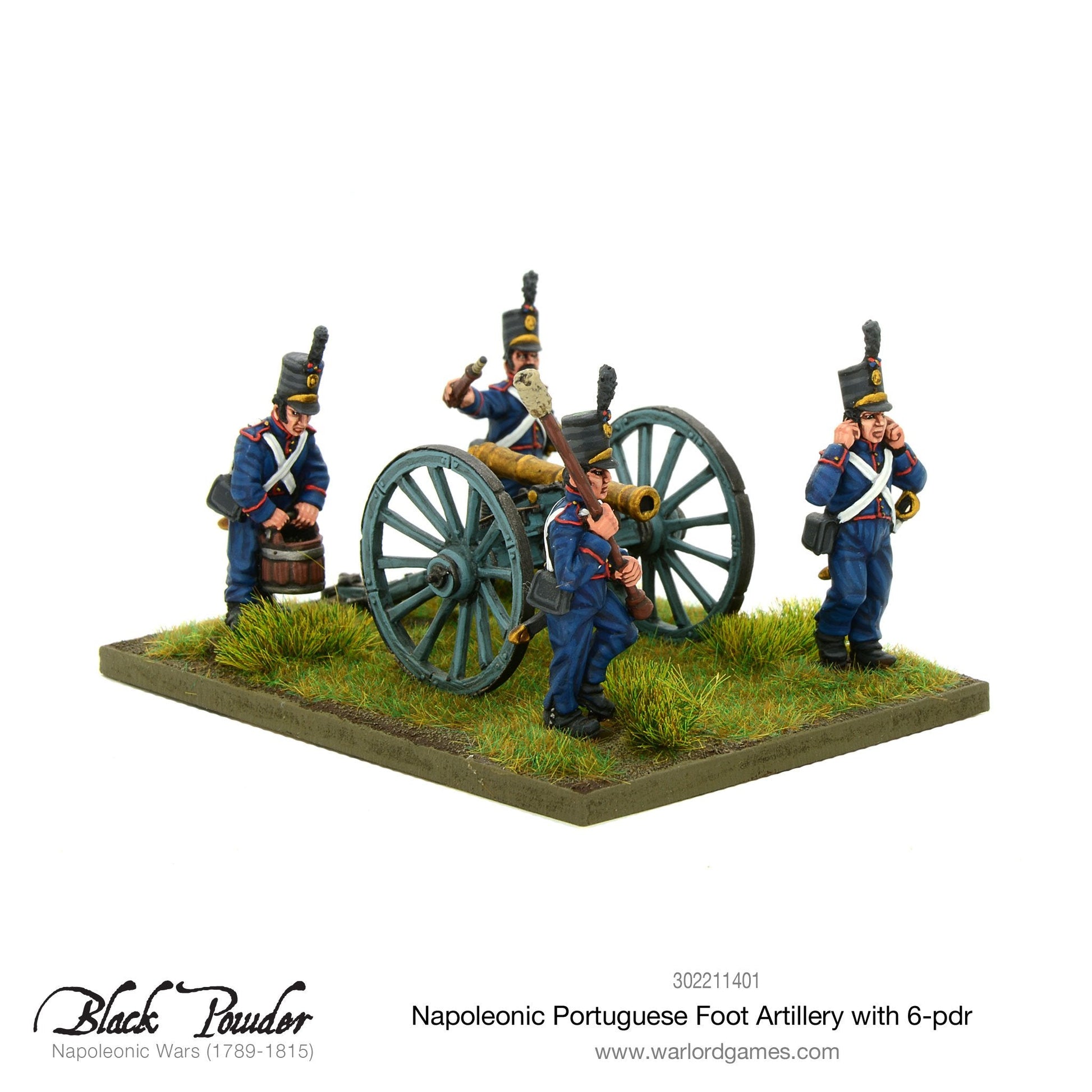 Black Powder: Napoleonic Portuguese Foot Artillery with 6-pdr