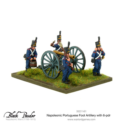 Black Powder: Napoleonic Portuguese Foot Artillery with 6-pdr