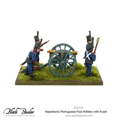 Black Powder: Napoleonic Portuguese Foot Artillery with 6-pdr