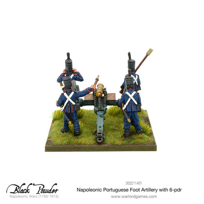 Black Powder: Napoleonic Portuguese Foot Artillery with 6-pdr
