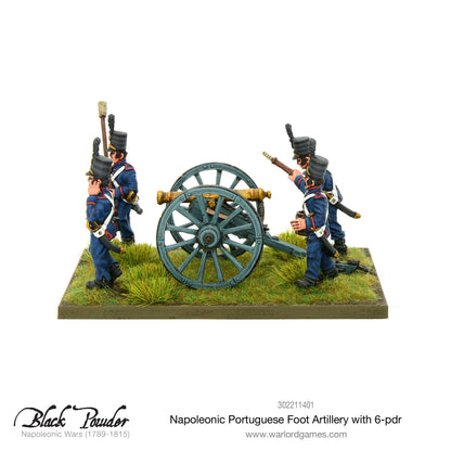Black Powder: Napoleonic Portuguese Foot Artillery with 6-pdr