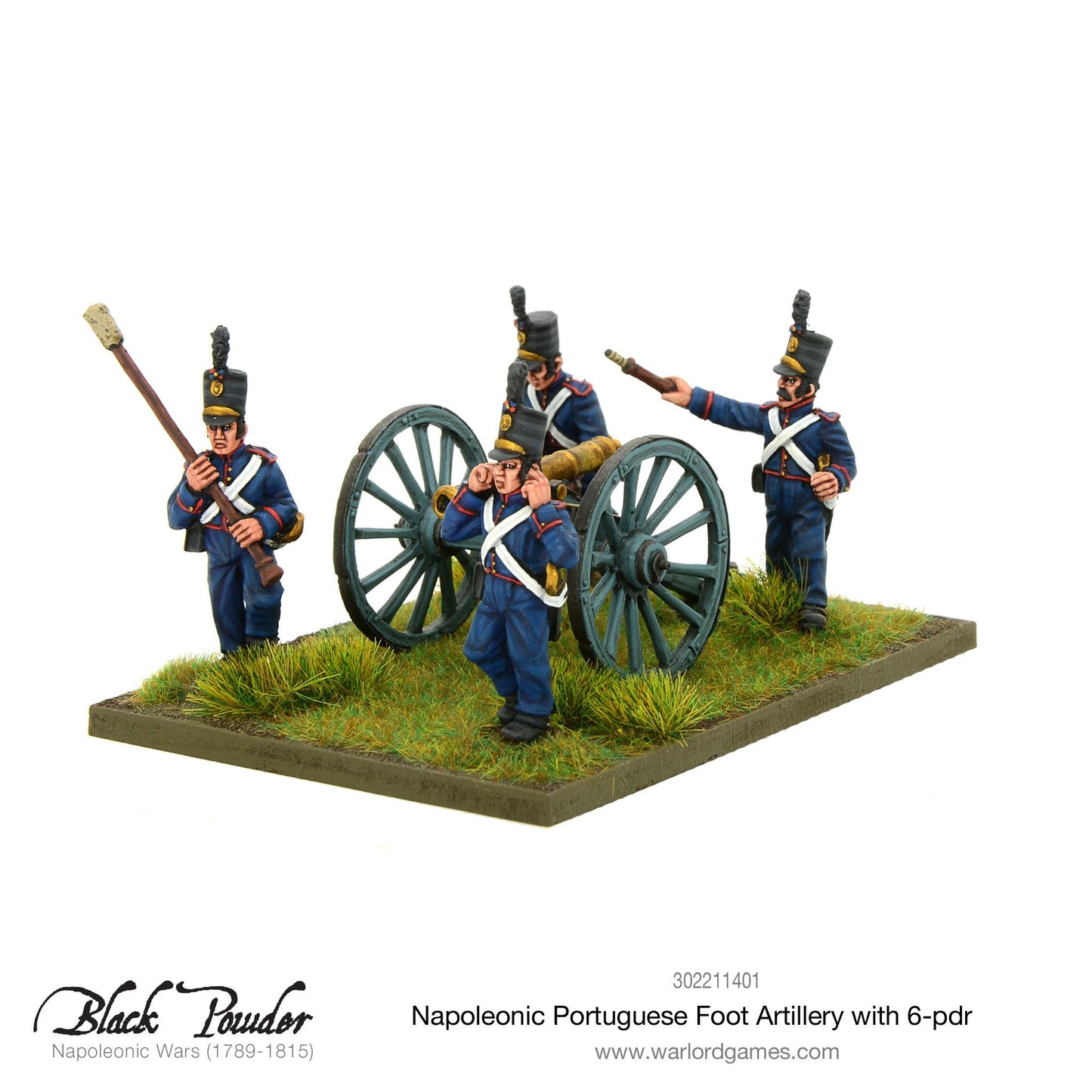 Black Powder: Napoleonic Portuguese Foot Artillery with 6-pdr