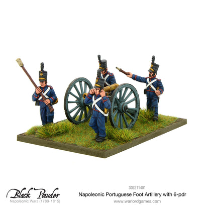 Black Powder: Napoleonic Portuguese Foot Artillery with 6-pdr