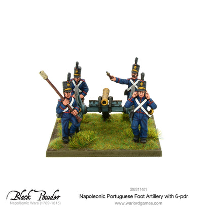 Black Powder: Napoleonic Portuguese Foot Artillery with 6-pdr