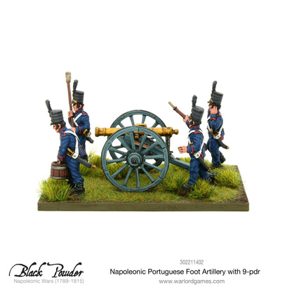 Black Powder: Napoleonic Portuguese Foot Artillery with 9-pdr
