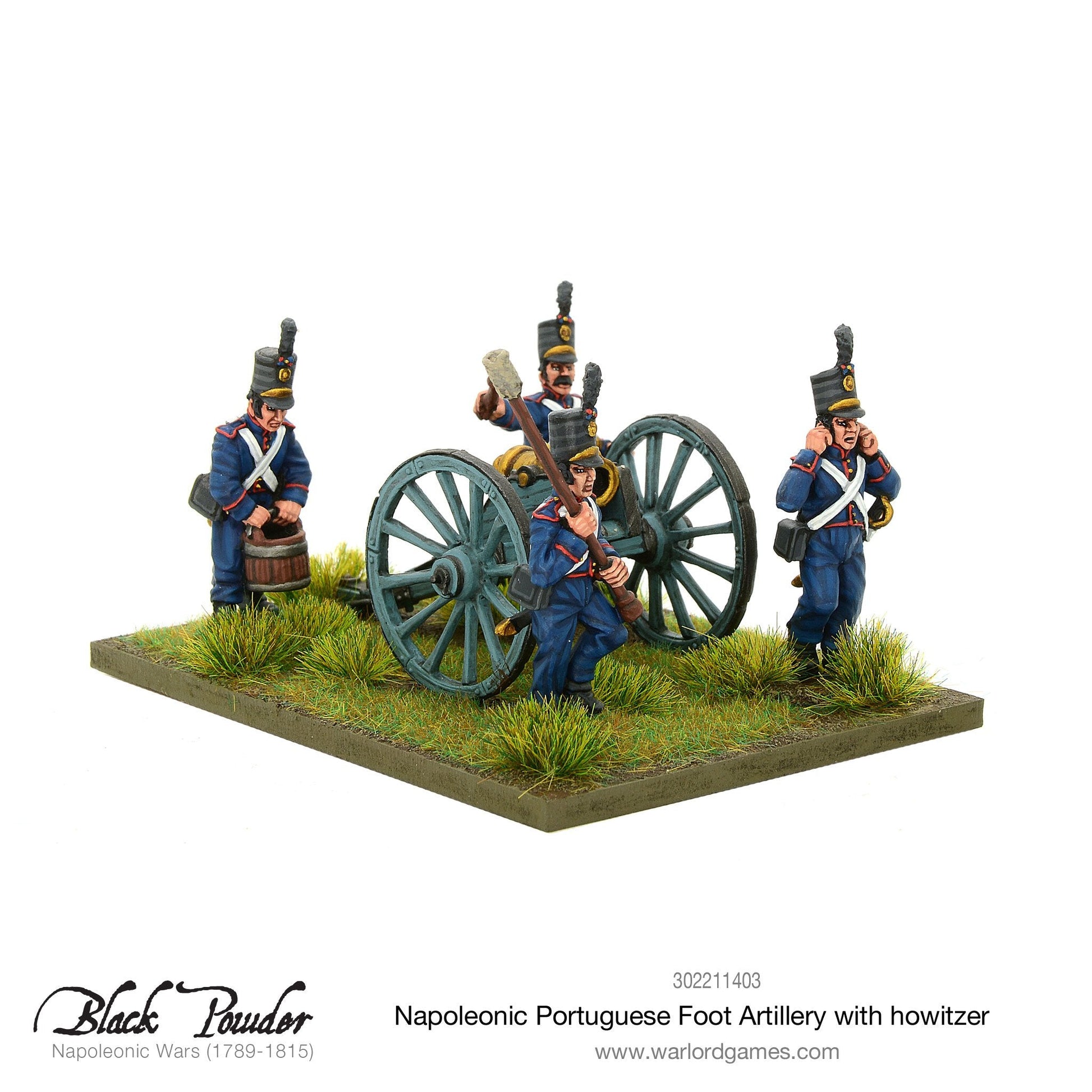 Black Powder: Napoleonic Portuguese Foot Artillery with howitzer