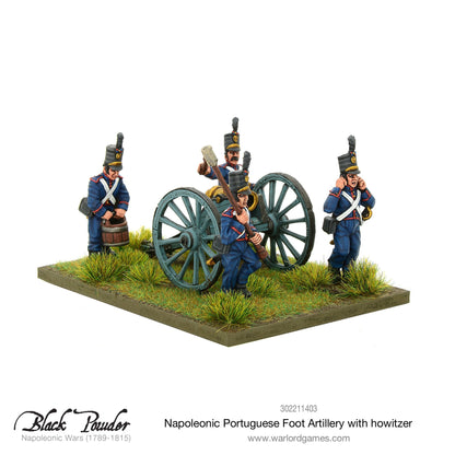 Black Powder: Napoleonic Portuguese Foot Artillery with howitzer