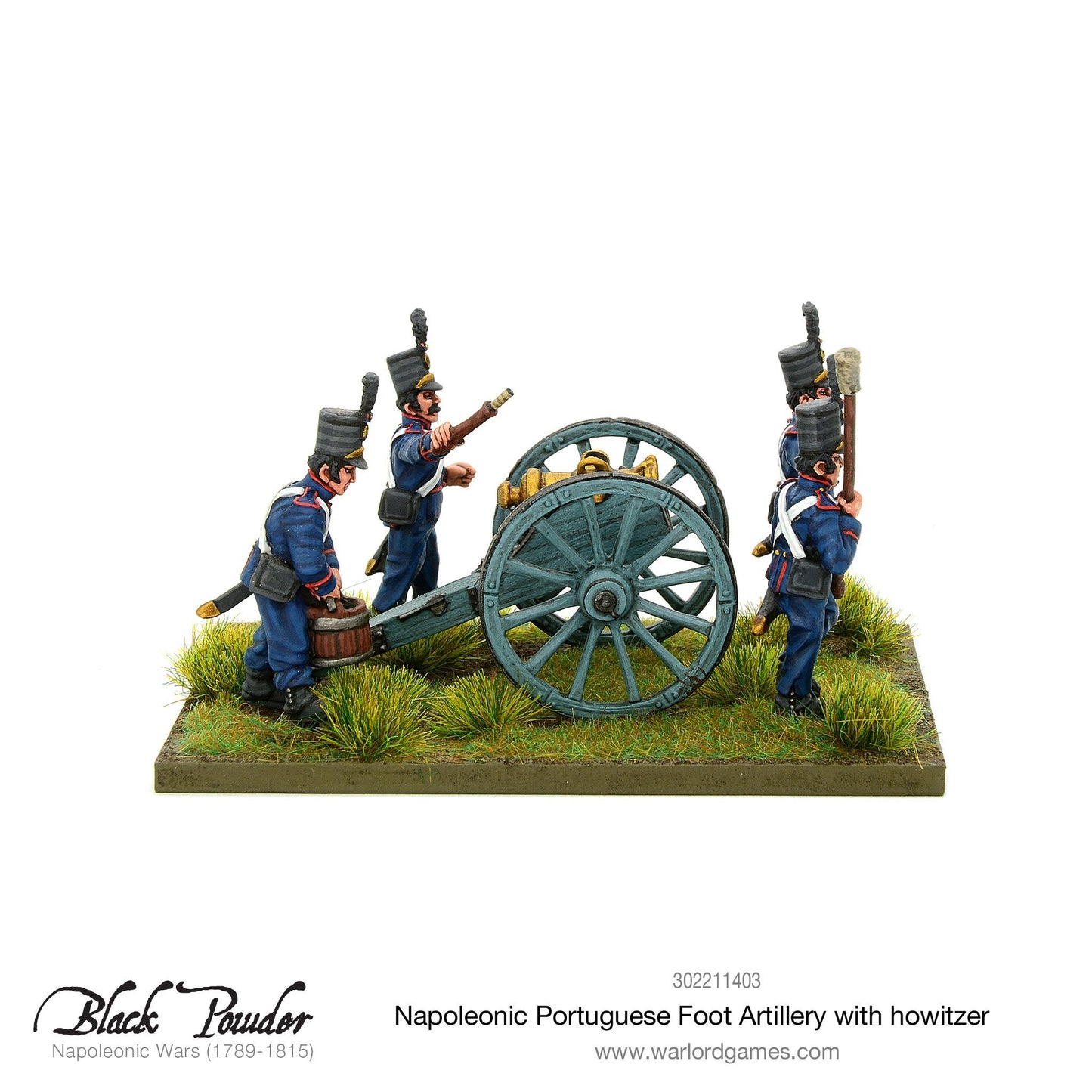 Black Powder: Napoleonic Portuguese Foot Artillery with howitzer