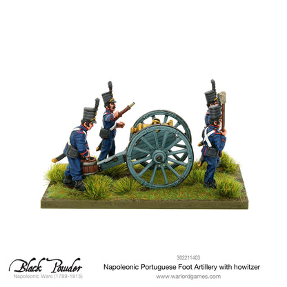 Black Powder: Napoleonic Portuguese Foot Artillery with howitzer