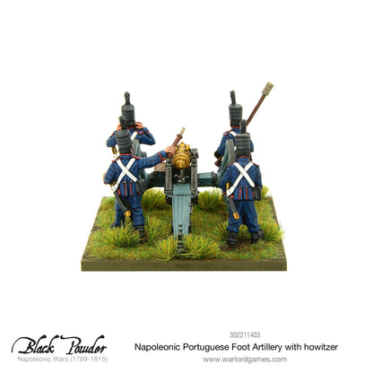 Black Powder: Napoleonic Portuguese Foot Artillery with howitzer
