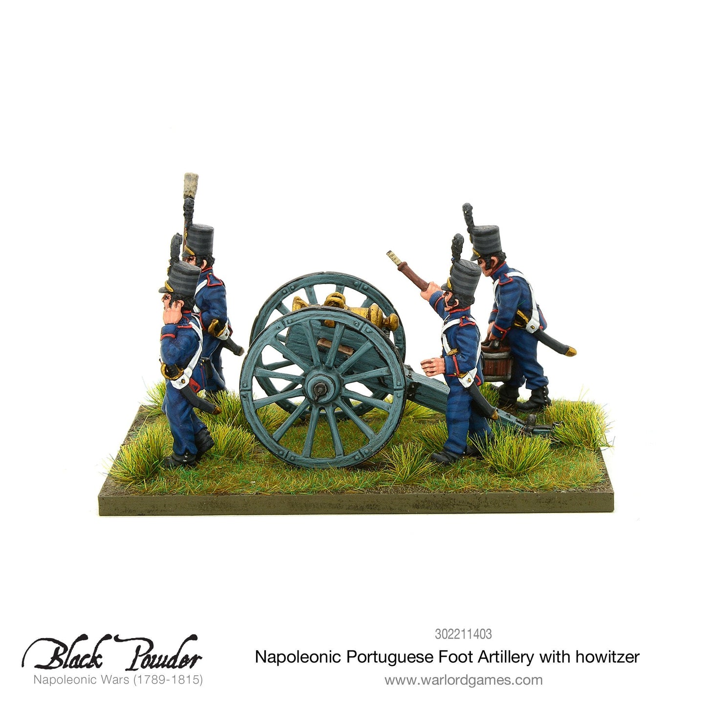 Black Powder: Napoleonic Portuguese Foot Artillery with howitzer