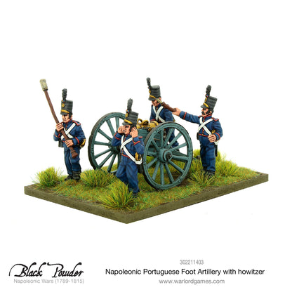 Black Powder: Napoleonic Portuguese Foot Artillery with howitzer
