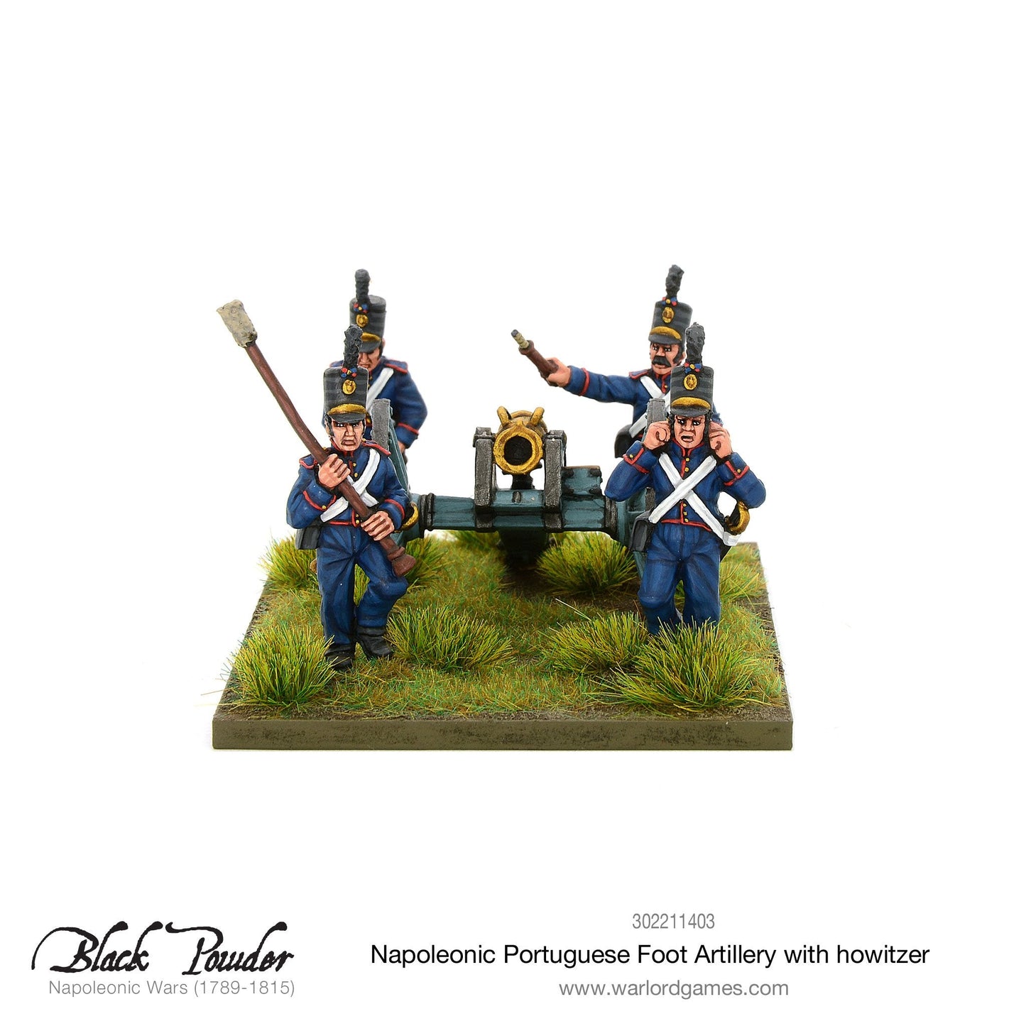 Black Powder: Napoleonic Portuguese Foot Artillery with howitzer