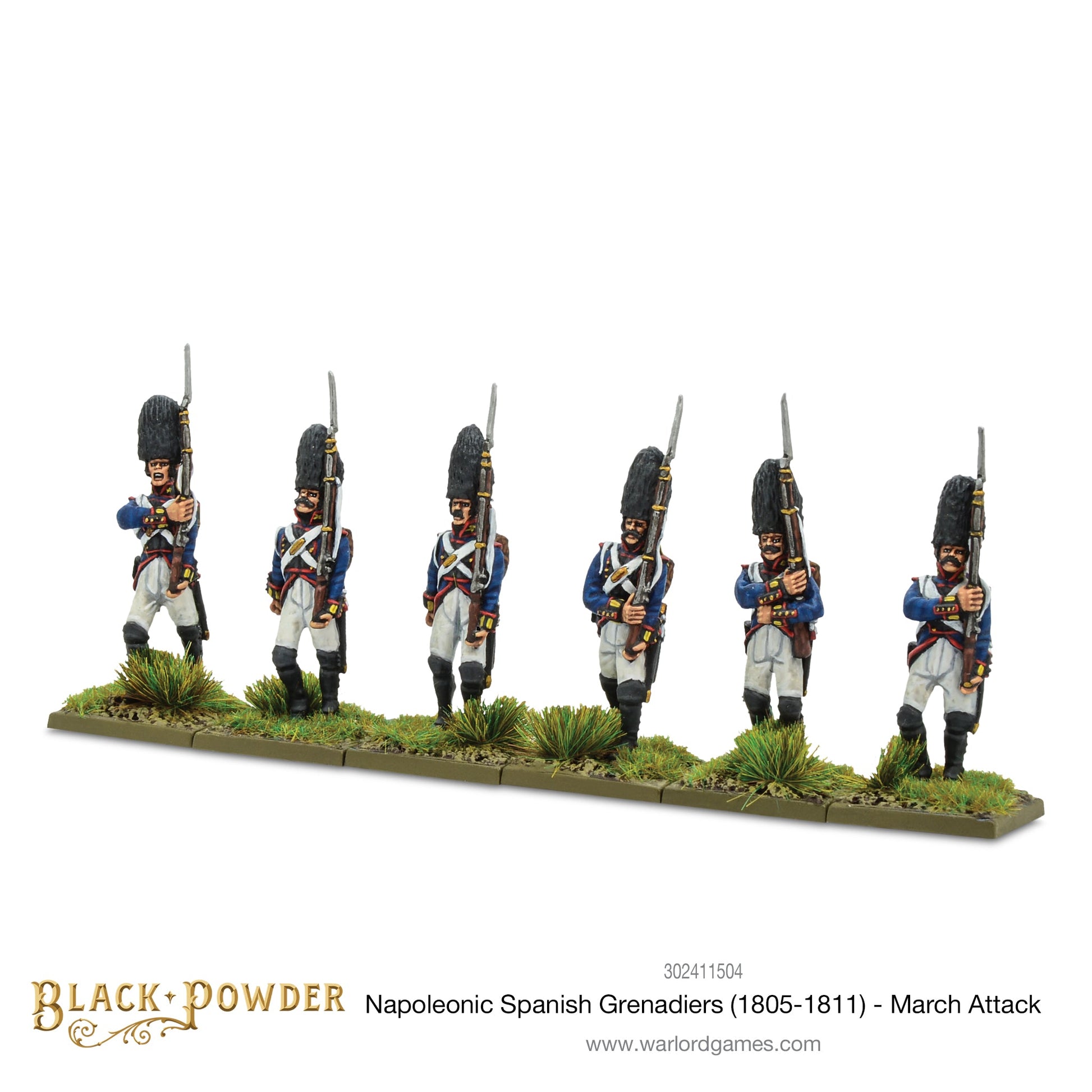 Black Powder: Napoleonic Spanish Grenadiers (1805-1811) - March Attack