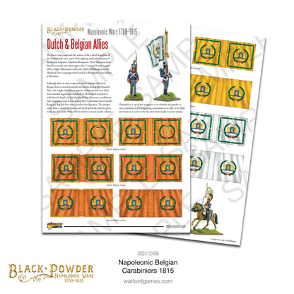 Black Powder: Napoleonic Belgian Carabiniers 1815