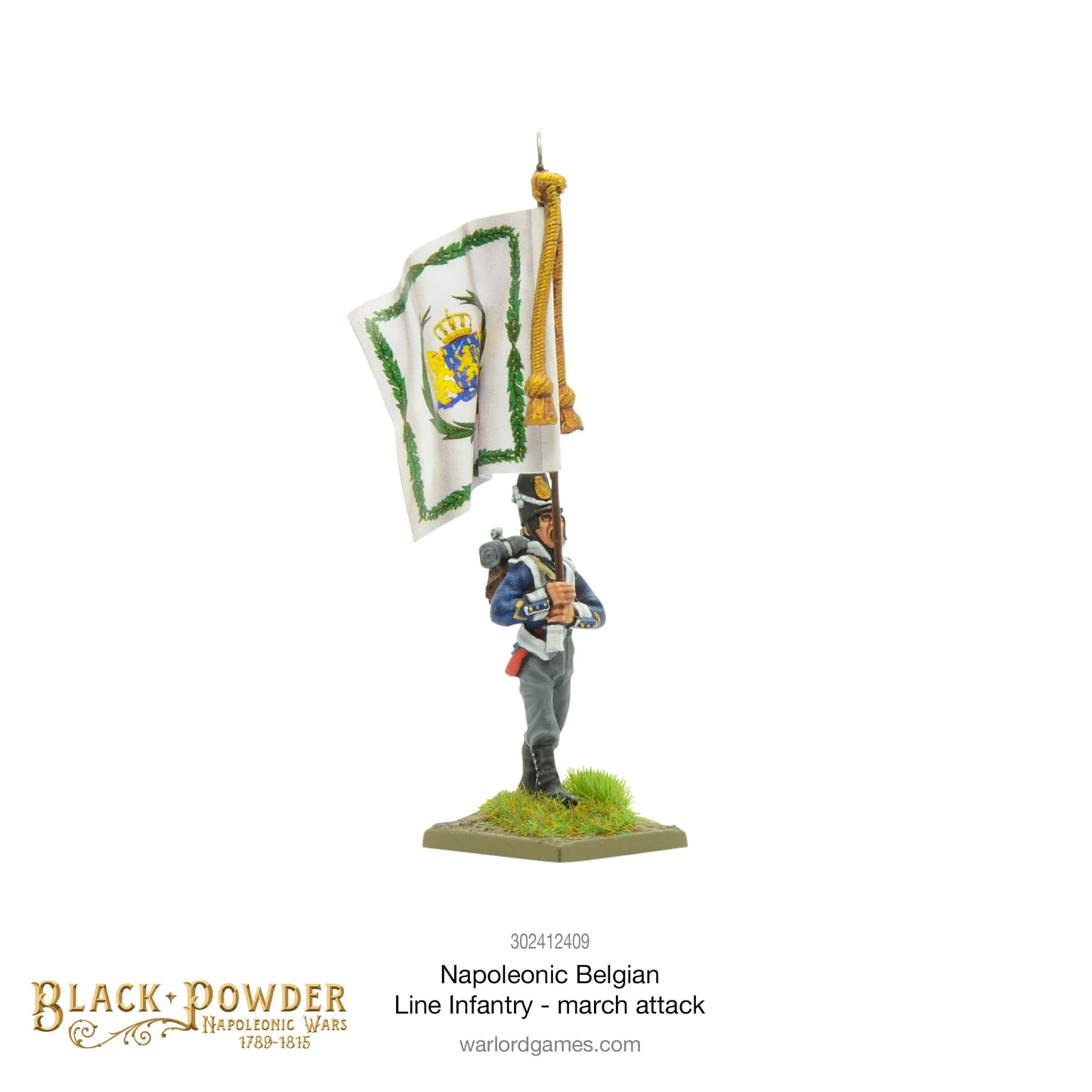 Black Powder: Napoleonic Belgian Line Infantry (march attack)