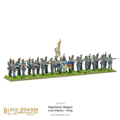 Black Powder: Napoleonic Belgian Line Infantry firing