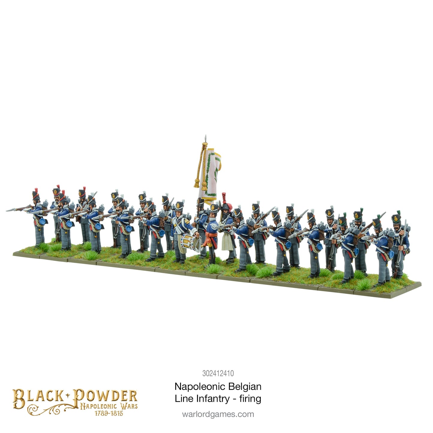 Black Powder: Napoleonic Belgian Line Infantry firing