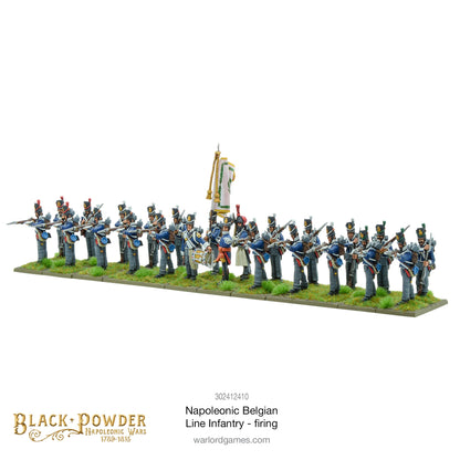 Black Powder: Napoleonic Belgian Line Infantry firing