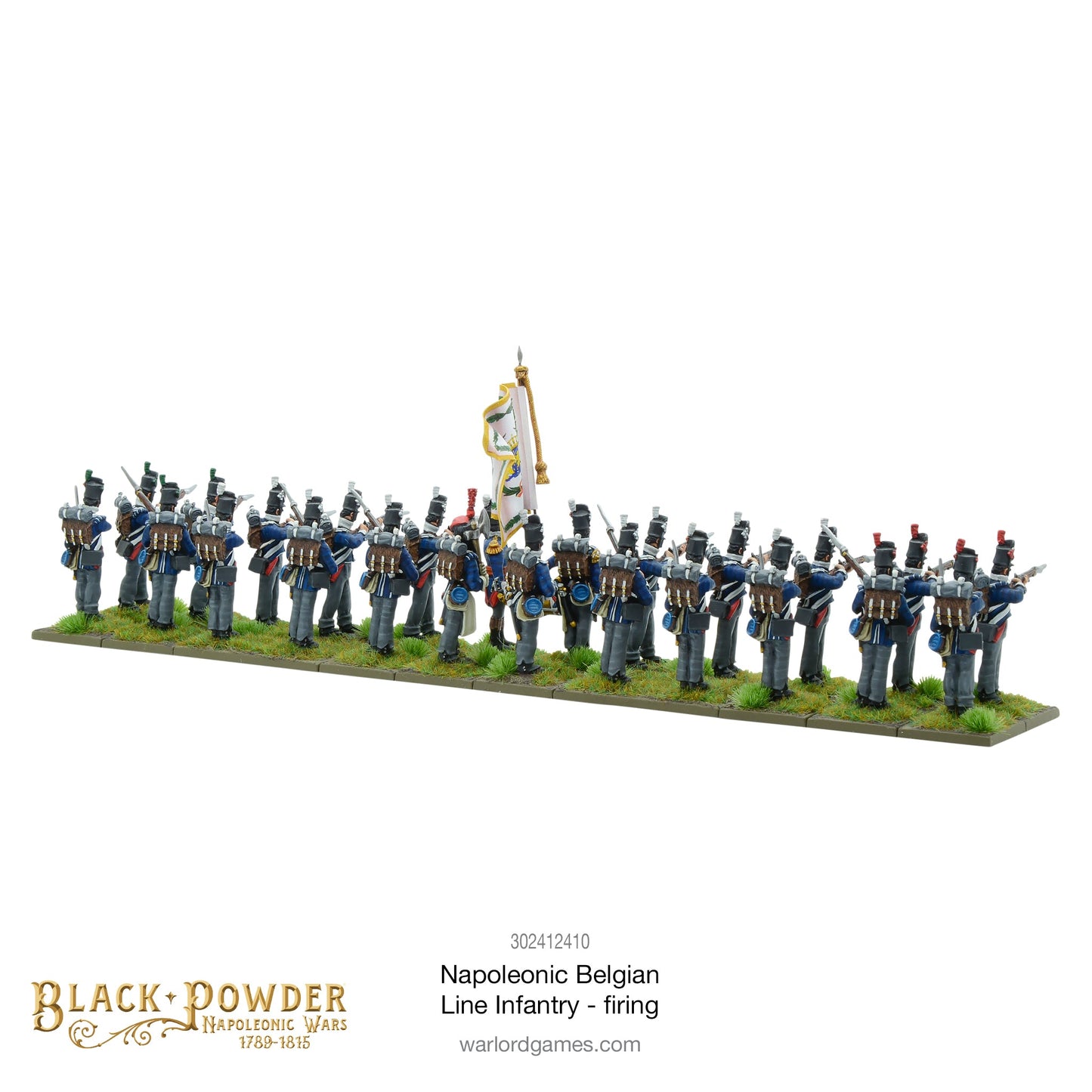 Black Powder: Napoleonic Belgian Line Infantry firing