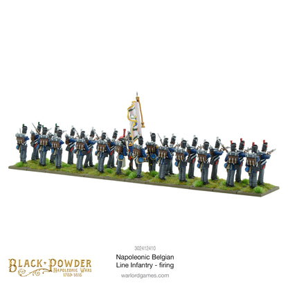 Black Powder: Napoleonic Belgian Line Infantry firing