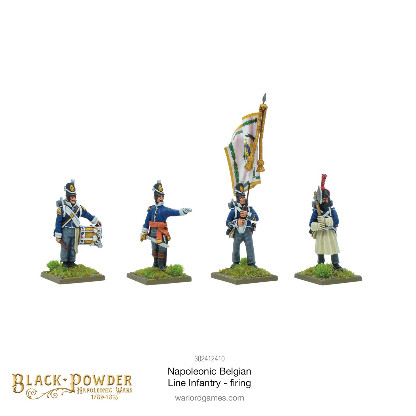 Black Powder: Napoleonic Belgian Line Infantry firing