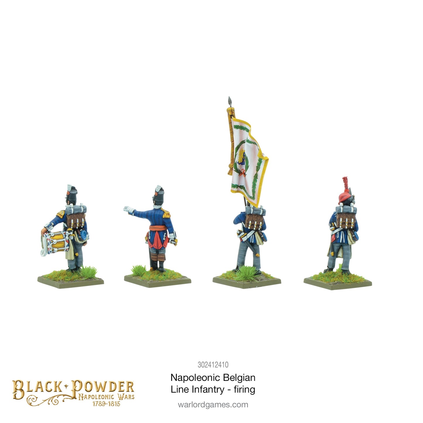 Black Powder: Napoleonic Belgian Line Infantry firing