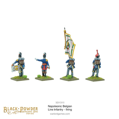 Black Powder: Napoleonic Belgian Line Infantry firing