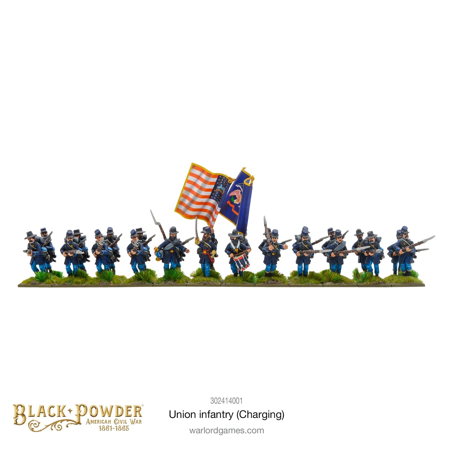 Black Powder: American Civil War: Infantry Regiment Charging