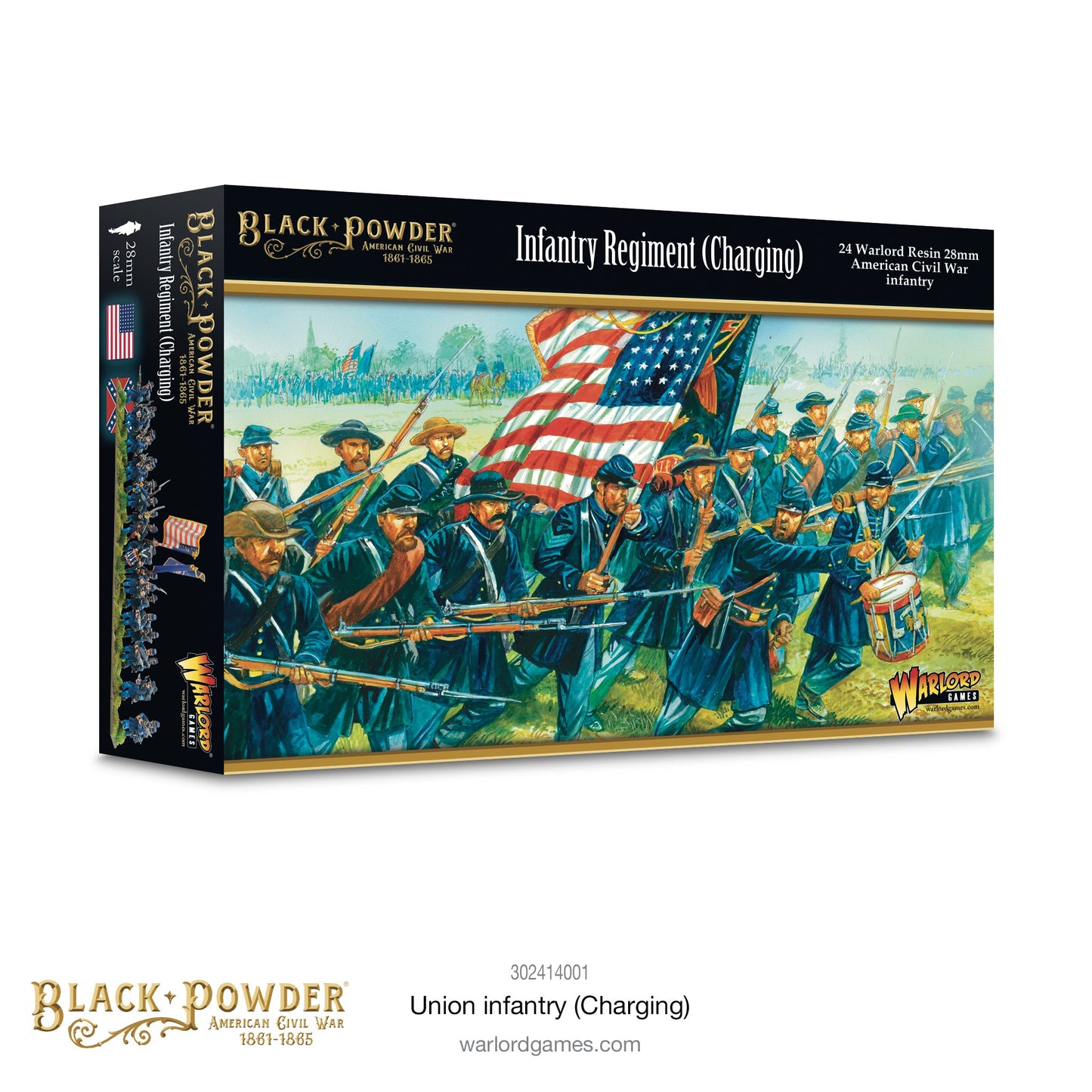 Black Powder: American Civil War: Infantry Regiment Charging