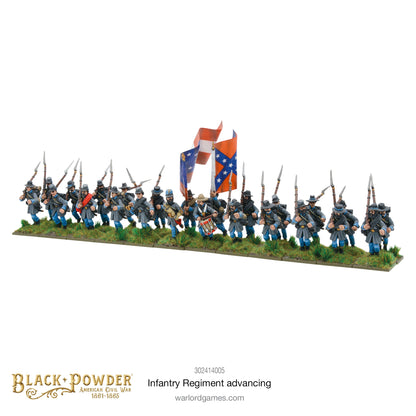 Black Powder: American Civil War: Infantry Regiment Advancing