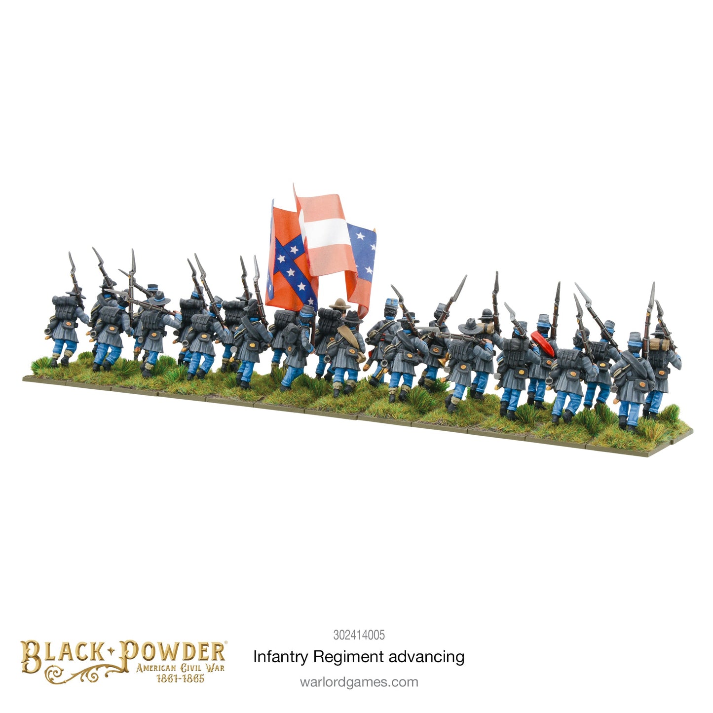 Black Powder: American Civil War: Infantry Regiment Advancing