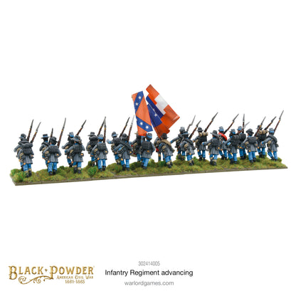 Black Powder: American Civil War: Infantry Regiment Advancing