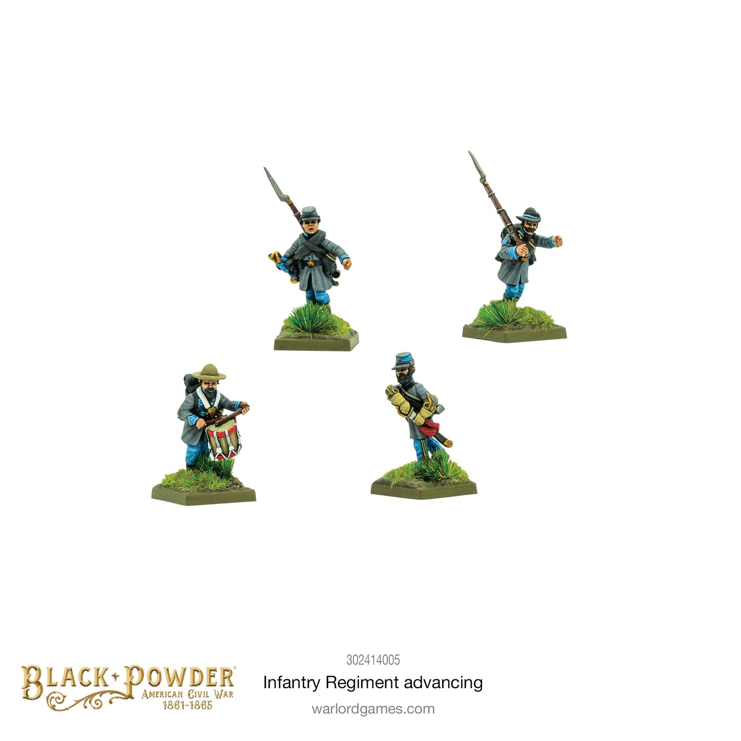 Black Powder: American Civil War: Infantry Regiment Advancing