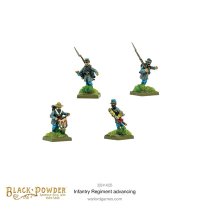 Black Powder: American Civil War: Infantry Regiment Advancing
