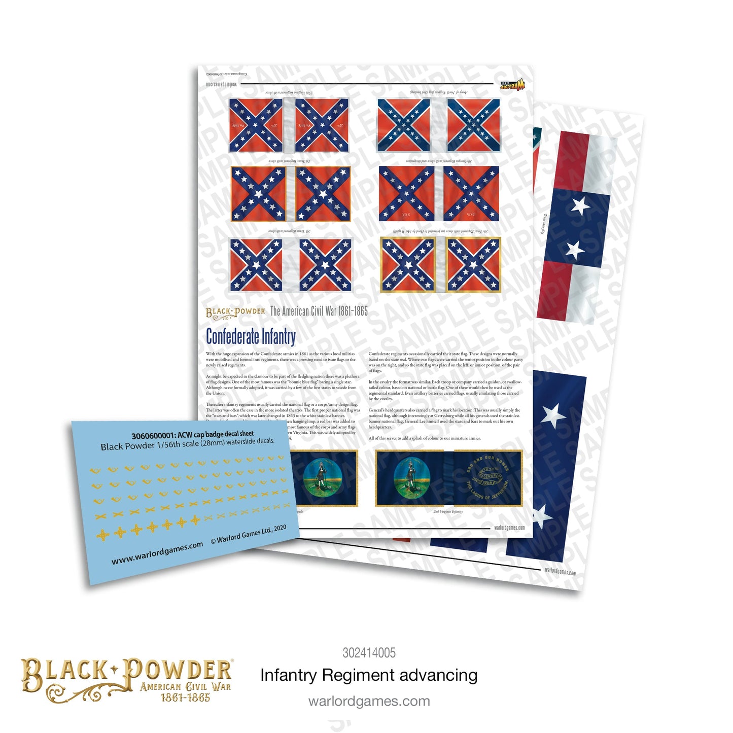 Black Powder: American Civil War: Infantry Regiment Advancing