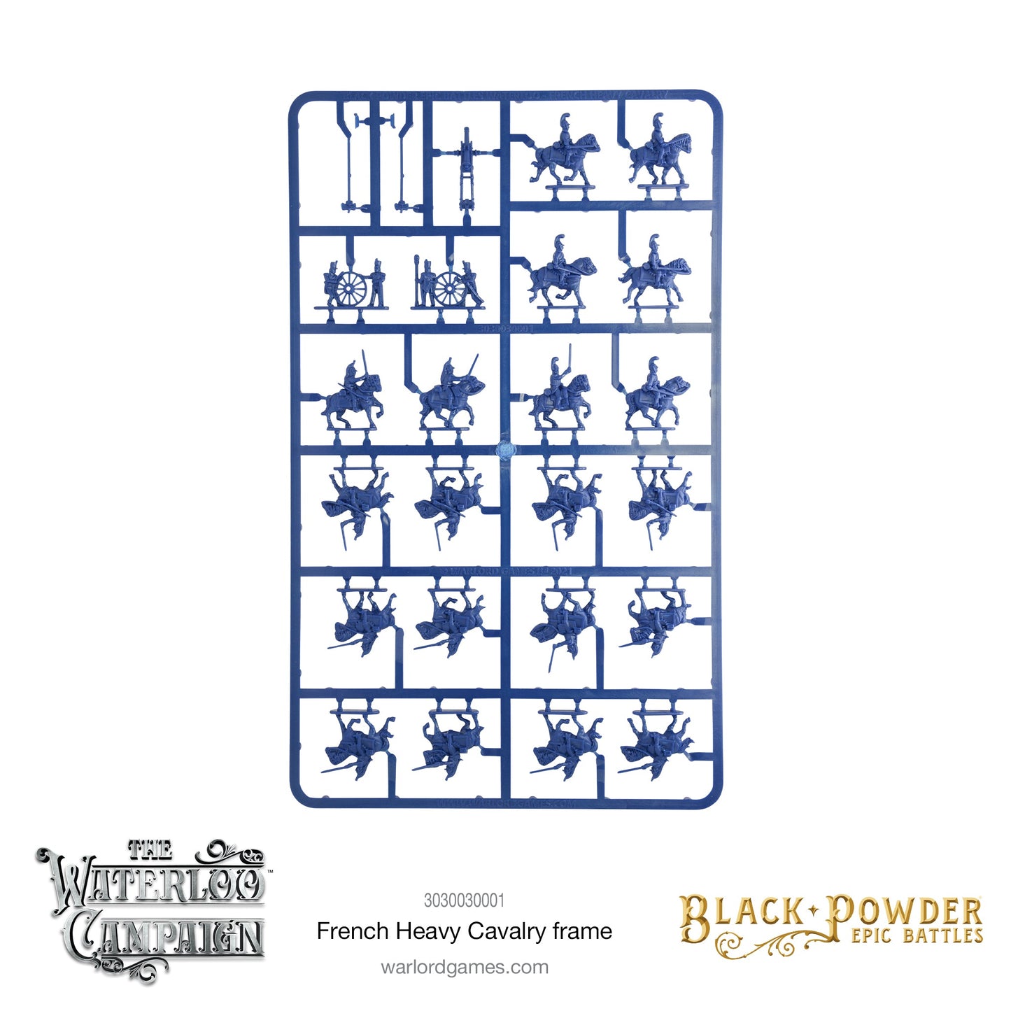 Black Powder: French - Battles Waterloo -  French Heavy Cavalry Sprue
