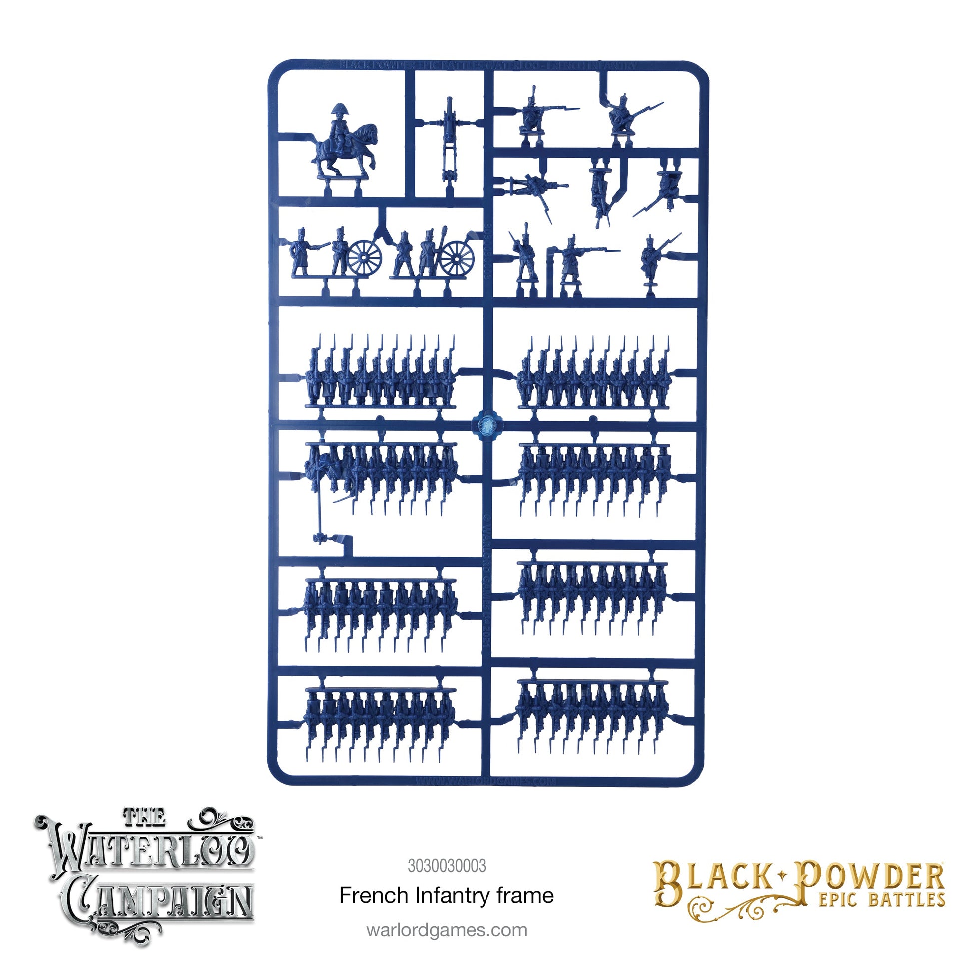 Black Powder: French - Battles Waterloo -  French Infantry Sprue