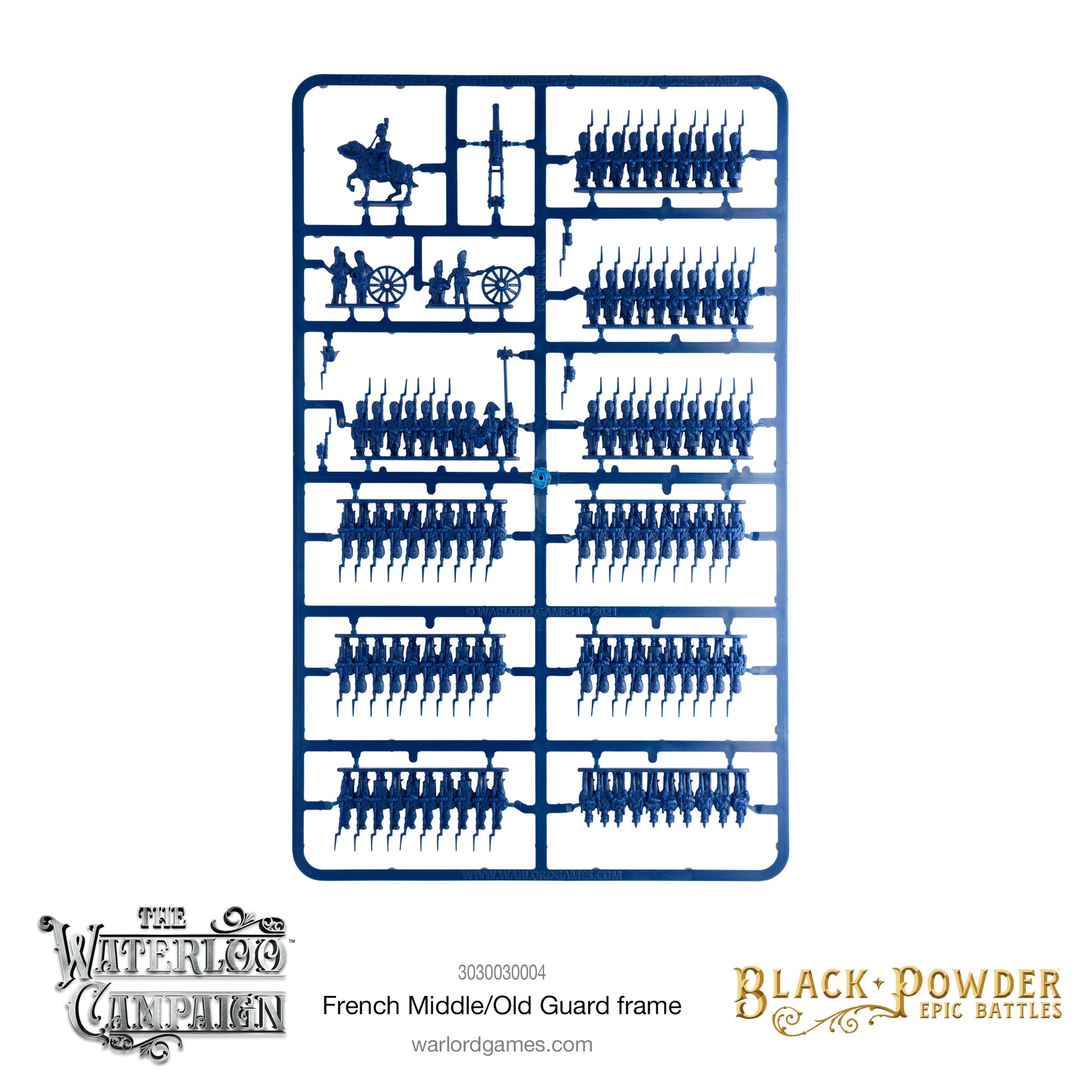 Black Powder: French - Battles Waterloo -  French Middle/Old Guard Sprue