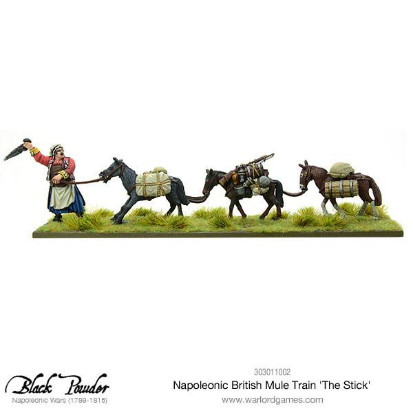 Black Powder: British - Napoleonic British Mule Train 'The Stick'