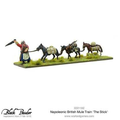 Black Powder: British - Napoleonic British Mule Train 'The Stick'